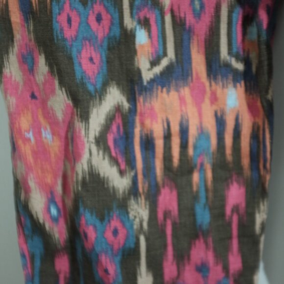 COPY - Anthropologie Marrakech Ikat slim pants 100% linen size L - Picture 4 of 9